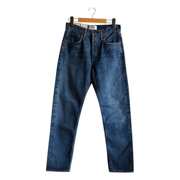 AGOLDE Parker Long Low Slung Vintage Straight Jeans Wash Size 23 NWT NEW - Picture 2 of 15